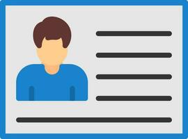 Identification Vector Icon Design