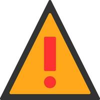 Warning Vector Icon Design
