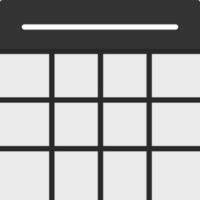 Table Grid Vector Icon Design