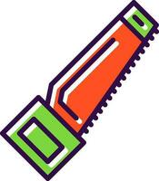 Hand Saw Vector Icon Design