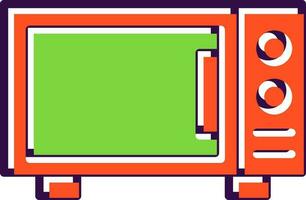Microvave Vector Icon Design