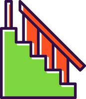 Stair Vector Icon Design