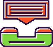 Help line Vector Icon Design
