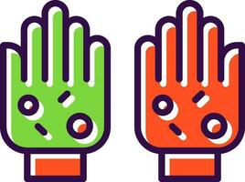 Dirty hands Vector Icon Design