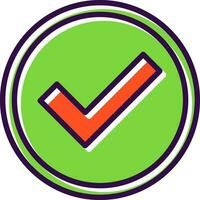 Checked Vector Icon Design