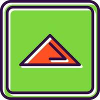 Caret Arrow Up Vector Icon Design