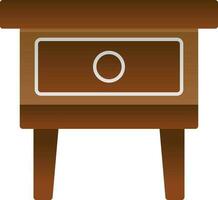 Night Stand Vector Icon Design