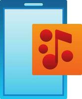 Music app Vector Icon Design