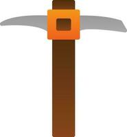 Pickaxe Vector Icon Design