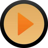 Play Button Vector Icon Design