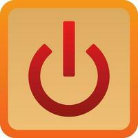 Power Button Off Vector Icon Design
