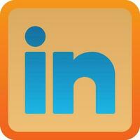 Linkedin Vector Icon Design