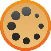 Spinner Of Dots Vector Icon Design