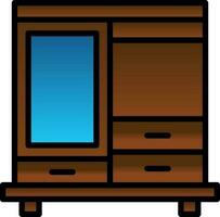 Wardrobe Vector Icon Design