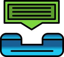 Help line Vector Icon Design