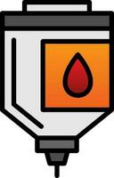 Blood bag Vector Icon Design