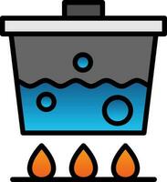 Boiling Vector Icon Design