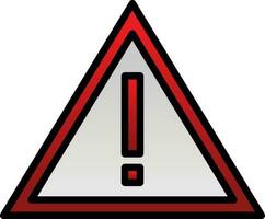 Alert Vector Icon Design