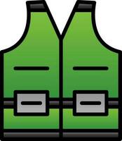 High visibility vest Vector Icon Design