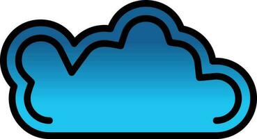 diseño de icono de vector de nube