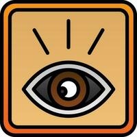 Eye Open Vector Icon Design