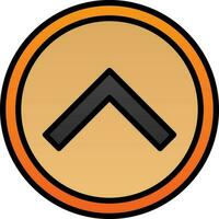 Chevron Up Vector Icon Design