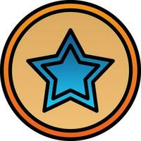 diseño de icono de vector de estrella