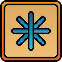 Asterisk Vector Icon Design