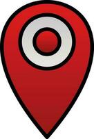 Pin point Vector Icon Design