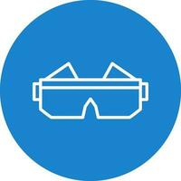 Safety Goggles Vector Icon Design