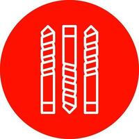 Drill Bit Vector Icon Design