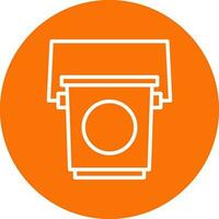 Bucket Vector Icon Design