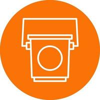 Bucket Vector Icon Design