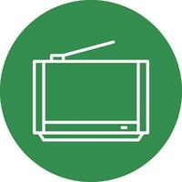 Television Vector Icon Design