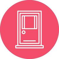 diseño de icono de vector de puerta