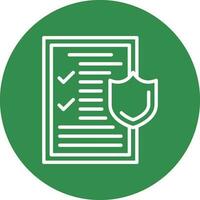 Medical insurance Vector Icon Design