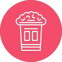 Popcorn Vector Icon Design