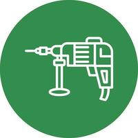 Drilling machine Vector Icon Design