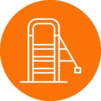 diseño de icono de vector de escalera