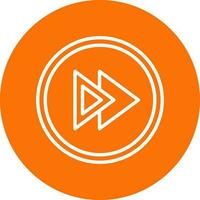 Fast Forward Vector Icon Design