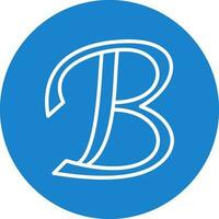 Letter B Vector Icon Design