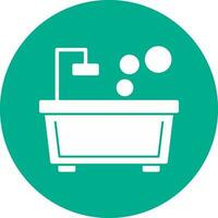 diseño de icono de vector de baño