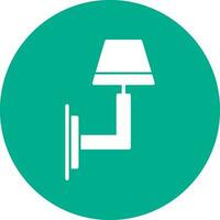 Wall Light Vector Icon Design