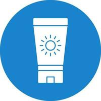Sun block Vector Icon Design