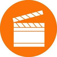 Clapperboard Vector Icon Design