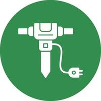 Jackhammer Vector Icon Design