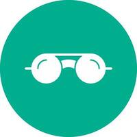 Eyeglasses Vector Icon Design