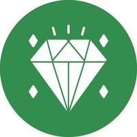 diseño de icono de vector de diamante