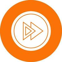 Fast Forward Vector Icon Design