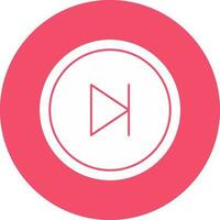 Skip Vector Icon Design